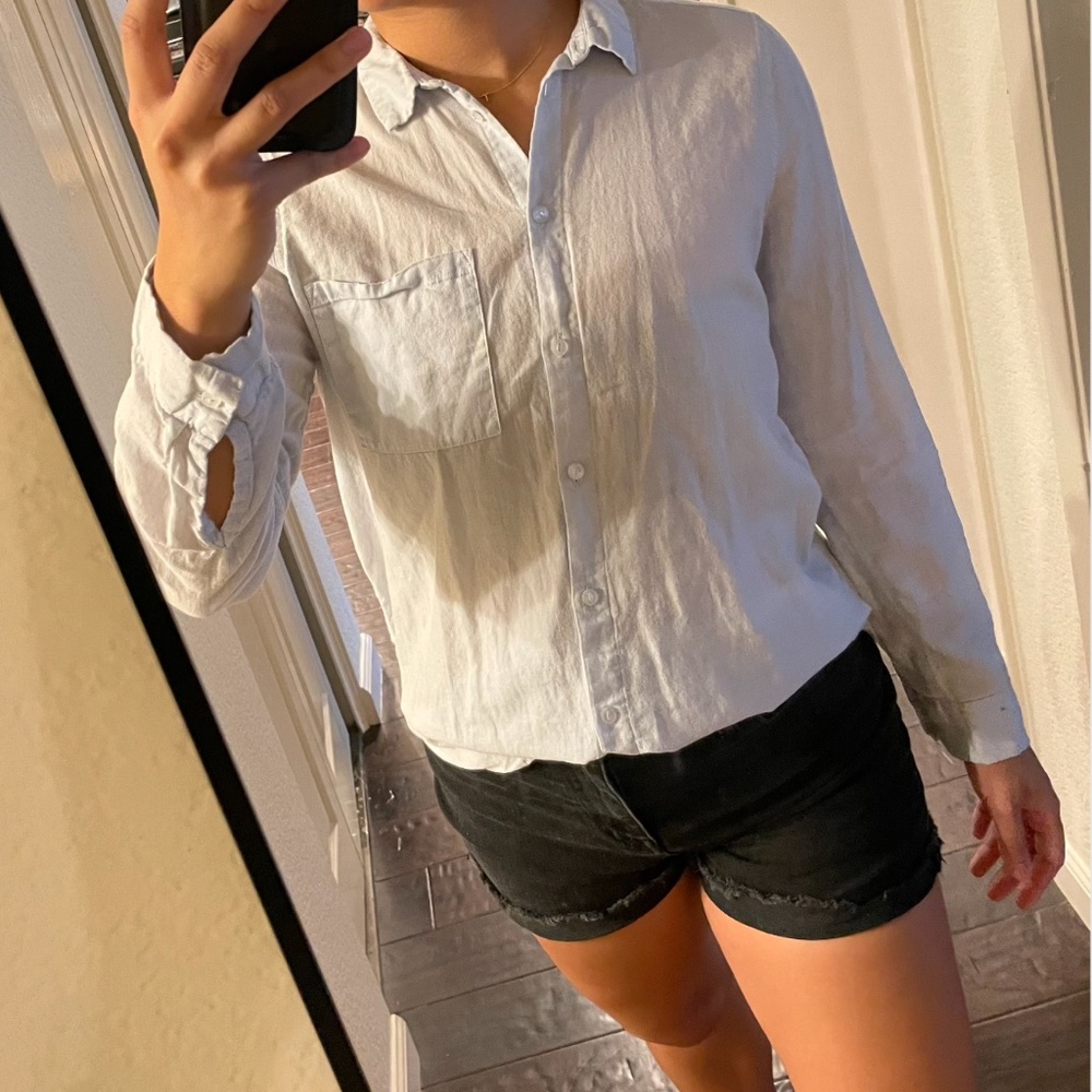 H&M Light Breezy Button Down Shirt